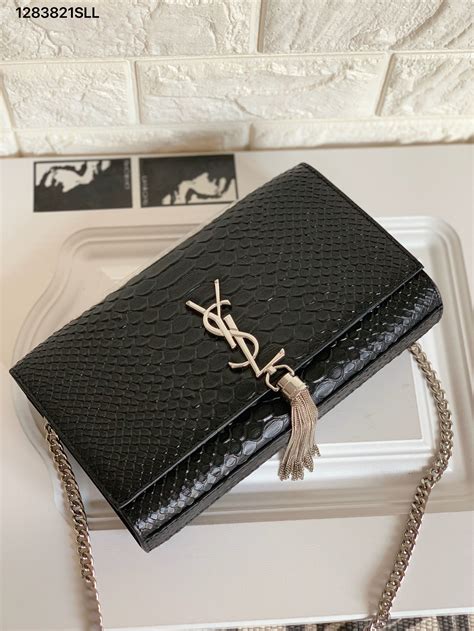 ysl tassel bag black|YSL black crossbody with tassel.